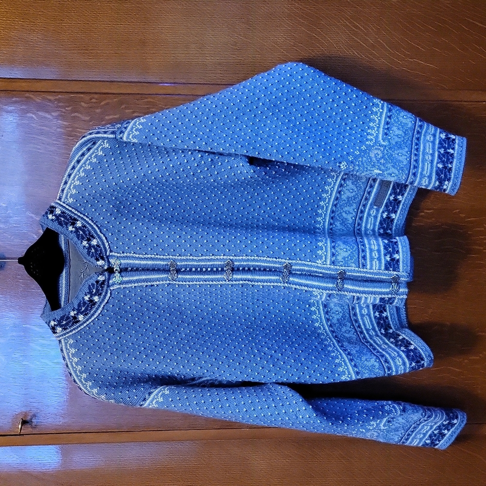 Dale of Norway Casual Classic Cardigan Wool Sweater XL